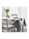 Tablecloth Cotton L-C Charline Blanc 140x240cm