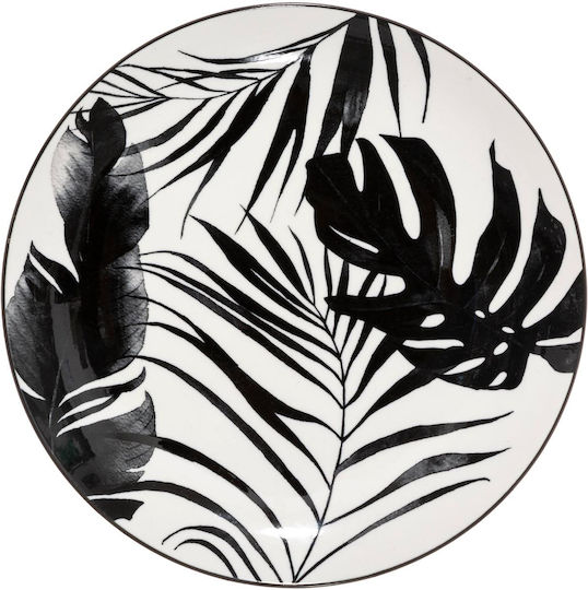 Palme Black Πιάτο Ρηχό από Πορσελάνη Πολύχρωμο με Διάμετρο 26cm