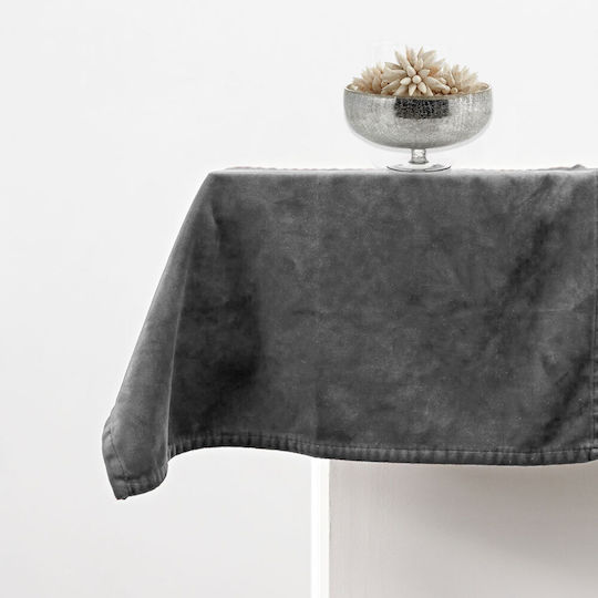 Покривка за маса Elite Velour Тъмно сиво 140x180бр