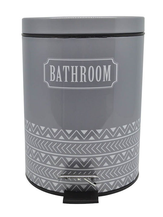 Ankor Inox Toilet Bin 5lt Gray