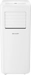 Sharp UL-C09EA-W Tragbare Klimaanlage 9000 BTU nur Kühlung