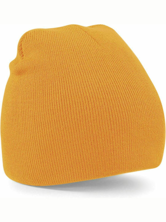 Beechfield Knitted Beanie Cap Orange