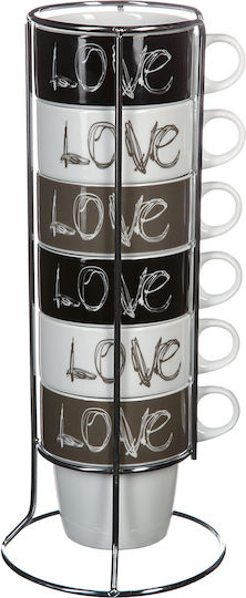 Secret de Gourmet Love Set Tassen Kaffee 6 Stück