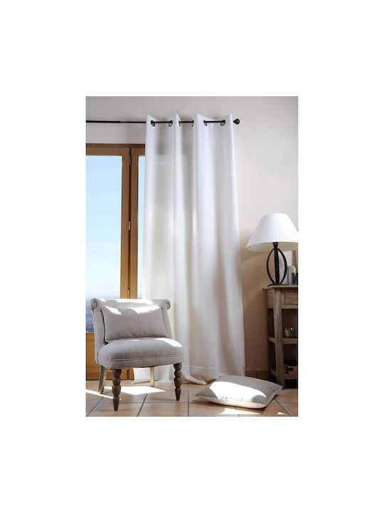 Perdea Cu Capse S-F Duo Ecru 135x240 cm
