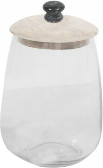InTheBox Actia General Use Vase with Lid Glass Transparent 14x14x20cm