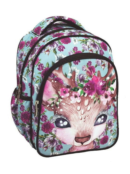 Back Me Up Deer School Bag Backpack Kindergarten Multicolored