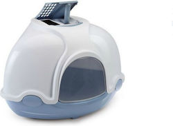 Imac Ginger Closed Corner Light Blue Cat Toilet...