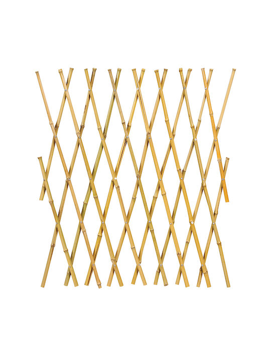 Trellis Pliabil De Grădină Din Bambus Cu Design În Grilă Romb Maro 180x100cm