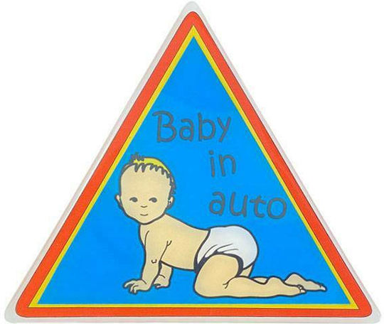 Auto Gs Baby an Bord Schild mit Aufkleber Blau