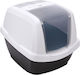 Imac Maddy Cat Toilet Closed with Filter Black L62 x W49.5 x H47.5cm