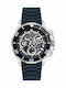Kenneth Cole Modern Dress Men's Watch 43mm Chronograph Battery with Blue Rubber Strap