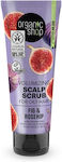 Organic Shop Fig & Rosehip Volumizing Scalp Scrub Lotion Strengthening for Thin Hair (1x75ml)