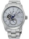Orient Star Ανδρικό Ρολόι 41mm Χρονογράφος Αυτόματο με Ασημί Μεταλλικό Μπρασελέ