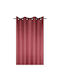 Curtain with Grommet S-F Copenhague Rouge R68937009 140x260cm