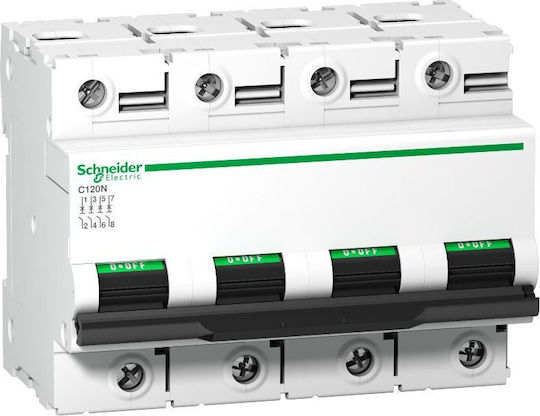 Schneider Electric Siguranță automată 100A Tetrapolară AC A9N18392