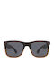 Daponte Men's Sunglasses with Multicolour Wooden Frame and Gray Polarized Lens DAP528EZ 4
