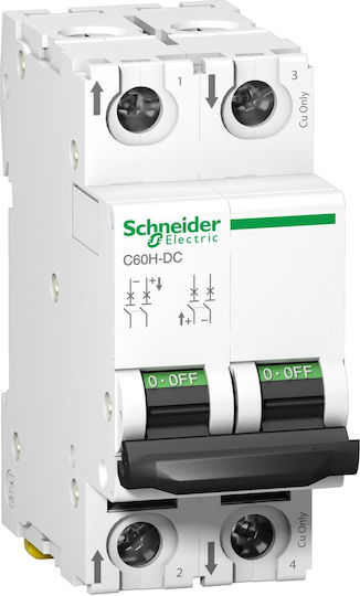 Schneider Electric Automatic Circuit Breaker 40A Double-pole AC/DC A9N61537