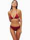 Caracas Bikini Slip Culoare Burgundy