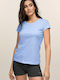 Bodymove Women's Athletic T-shirt Light Blue