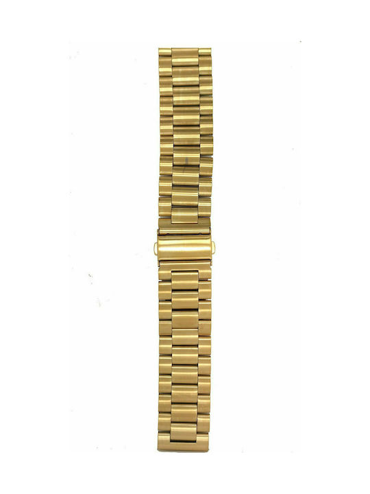 Mertzios.gr Metallic-Armband Gold 24mm