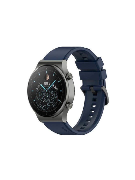 Tech-Protect Smoothband Armband Silikon Marineblau (Huawei Watch 3 / Huawei Watch GT 2 Pro) 202481