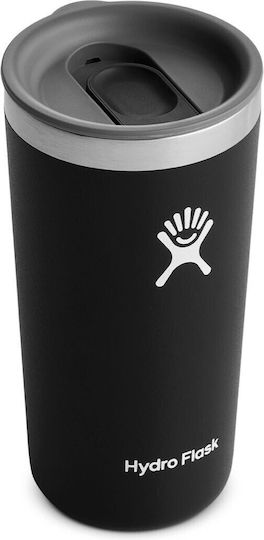 Hydro Flask All Around Tumbler Press In Ποτήρι Θερμός Ανοξείδωτο BPA Free 355ml Μαύρο