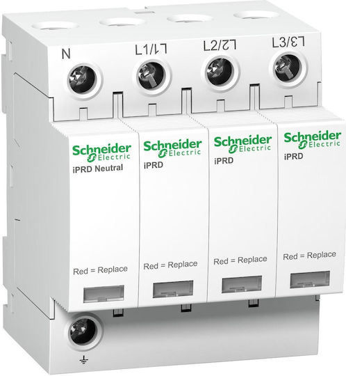 Schneider Electric Acti 9 iPRD65r Αντικεραυνικό Πίνακα Τετραπολικό
