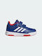 Adidas Παιδικά Sneakers Tensaur με Σκρατς Royal Blue / Cloud White / Vivid Red