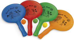 Adriatic Set Kinderstrandrackets 2Stk mit Ball (Verschiedene Designs)