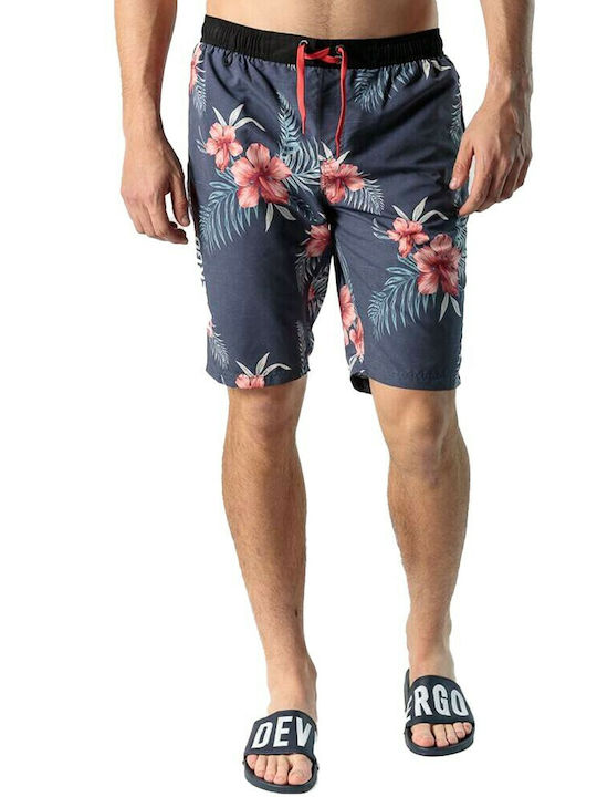 Ανδρικό Μαγιό Βερμούδα Μπλε Floral