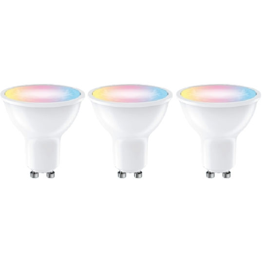 Xanlite Smart Λάμπες LED 4.7W για Ντουί E27 RGBW 345lm Dimmable 3τμχ
