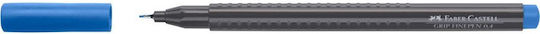 Faber-Castell Finepen Grip Design Marker 0.4mm Helioblue Reddish