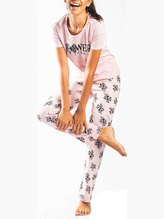 Dreams by Joyce Summer Women's Pajama Set Pink