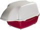 Ferplast Cosmic Cat Toilet Closed Red L73.5 x W...