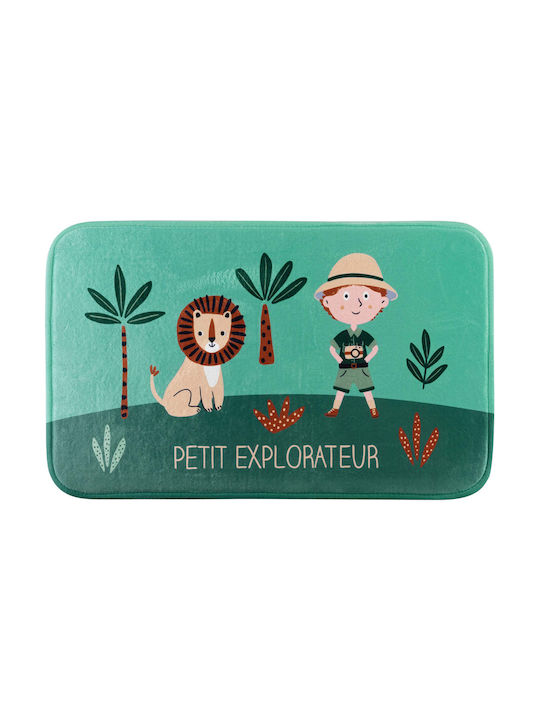Leo L Explorateur Παιδικό Χαλί Πράσινο 45x75cm