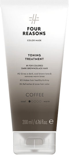 Four Reasons Four Reasons Toner Color Mask Masca De Culoare Cafea 200ml