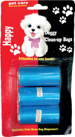 Happy House Saci pentru Excremente de Câine 3 Rolls a 3buc