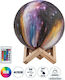 GloboStar Διακοσμητικό Φωτιστικό Kaotica LED RGB Moon Light 20x20x25εκ.