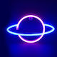 Aca Dekorative Lampe Mondlicht Neon Batterie Blau