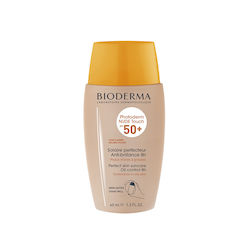 Bioderma Photoderm Nude Touch Mineral Sunscreen Cream Face SPF50 with Color Nude Doree 40ml