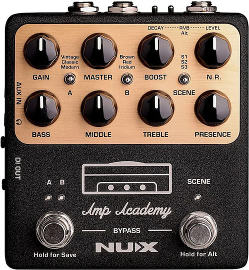 NUX NGS-6 Amp Academy NGS-6 Πετάλι Simulator Booster Ηλεκτρικής Κιθάρας