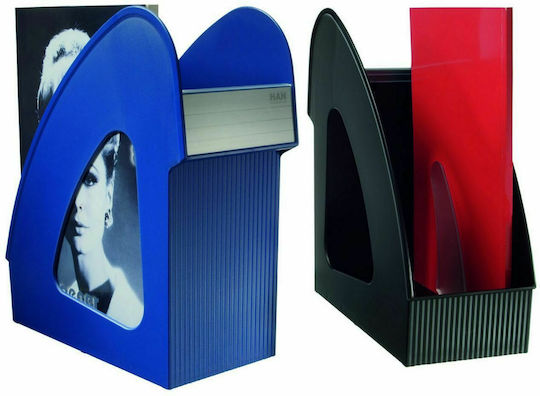 Han Plastic Magazine File Organiser 28.5x12x30.8cm