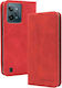 Bodycell Wallet Synthetic Leather Red (Realme C31)