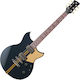 Yamaha Revstar RSP20X Elektrische Gitarre SG mit HH Tonabnehmerkonfiguration Rusty Brass Charcoal mit Tasche