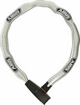 Abus Reflective Square 6806K/85 Bicycle Cable Lock with Key White