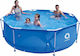 Jilong Piscină Rotundă PVC 4383 L Cu Cadru Metalic 300x76 Cm Albastră