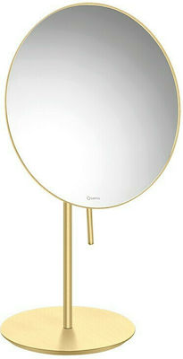 Sanco Oglindă de Machiaj Tabelul MR-703 Zoom x4 Auriu