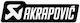 Givi Αυτοκόλλητο Σήμα Akrapovic Heatproof για Εξατμίσεις Μαύρο