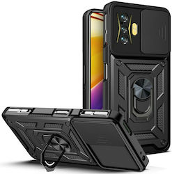 Camshield Armor Guard Back Cover Πλαστικό Ανθεκτική Μαύρο (Poco F4 GT 5G)