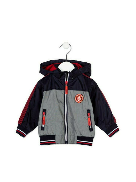 Losan Kids Bomber short Hooded Navy Blue